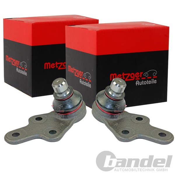 2X Metzger Traggelenke Vorne Passend FÜR Ford C-MAX Focus Grand Tourneo Transit-image
