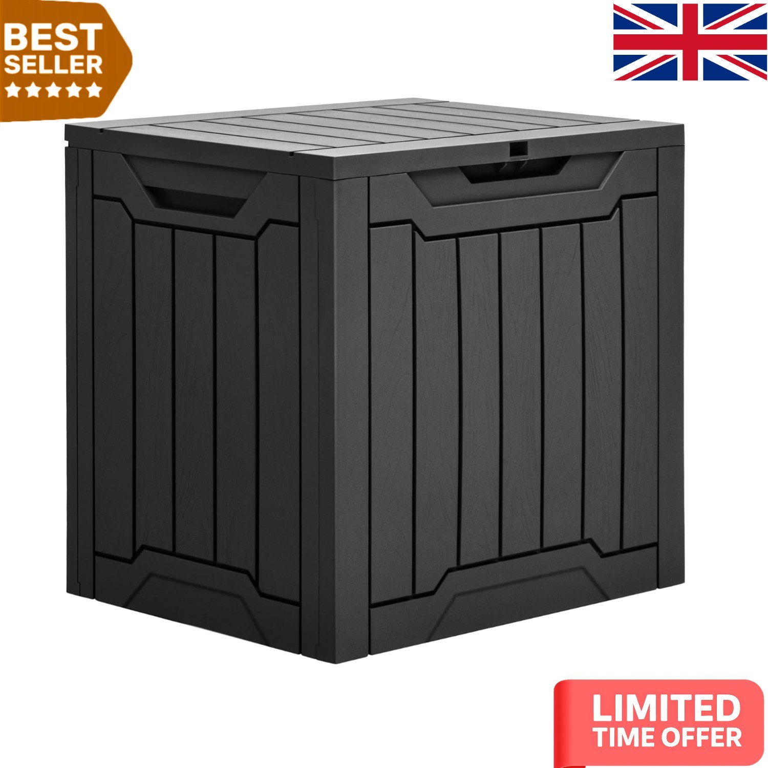 Robust 31 Gal Lockable Outdoor Deck Box – Waterproof Storage Solution for Patios