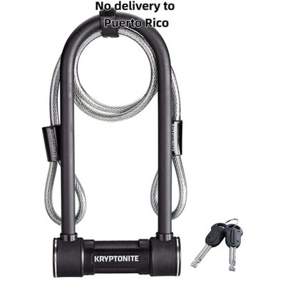 Kryptonite Level 5 14 mm U-Lock Bicycle Lock with Looped Bike Security Cable new