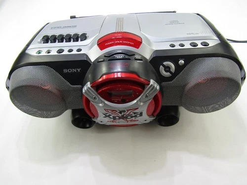 VTG Sony XPlod CFD-G505 CD Radio Cassette Recorder Boombox Wired Tested