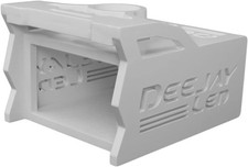 DEEJAY LED TBH1DIN2EQWHITE DEEJAYLED 1 DIN  2 EQ White Wooden Box