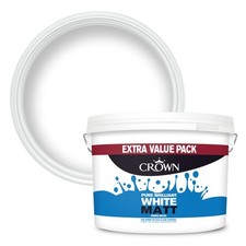 Crown Matt 7.5L Pure Brilliant White 2.27 per litre