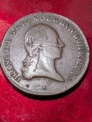 1799 A AUSTRIA THREE DREI 3 KREUZER A COUPLE OF LINES ON OBVERSE COIN  #262