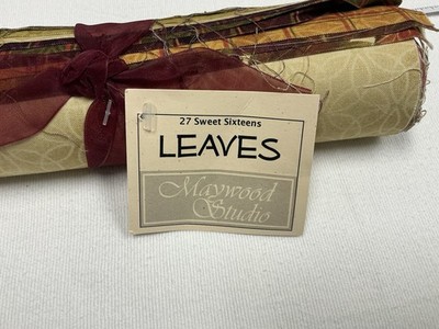 Fabric Bundle Maywood Studio Leaf-Themed Pattern for Quilting Sewing Crafts New