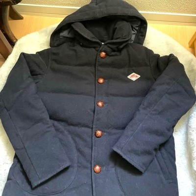 DANTON Women Collaboration M Beams Navy Down Jacket With Hood Limited Edition VH