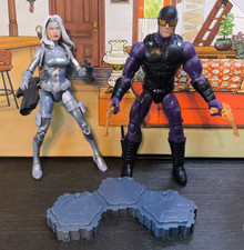 Hasbro Marvel Legends 2 Pack Silver Sable And...