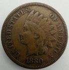 1880 Indian Head Cent Penny