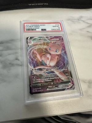 Pokemon Mew VMAX Fusion Strike Full Art #114 PSA 10 Gem Mint | eBay
