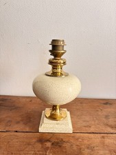 Pied Lampe Vintage Holywood Regency Design Chic Oeuf Autruche Le Dauphin