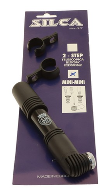 #ad Silca Mini Mini Compact Portable Bike Pump Reversible Presta Schrader Black NOS $34.99