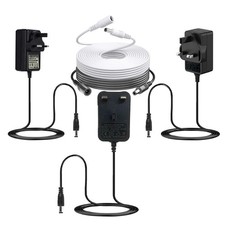12V 1A 2A AC/DC UK Power Supply Adapter Safety Charger For LED Strip CCTV Camera