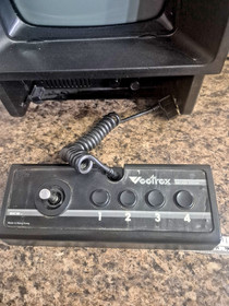 Vectrex Arcade System Video Game Console, controller,  installed game, cartridge