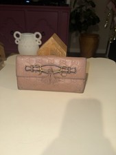 Gucci Emily Continental Wallet Mauve Pink Lea...