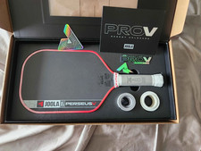 JOOLA Perseus Pro V 16mm Pickleball Paddle Color Blaze Red Ben Johns -