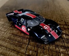 CUSTOM BODY-Tomy AFX Ford gt40 Mk II-Clear Series-LeMans Slot BODY Only-Sweet 