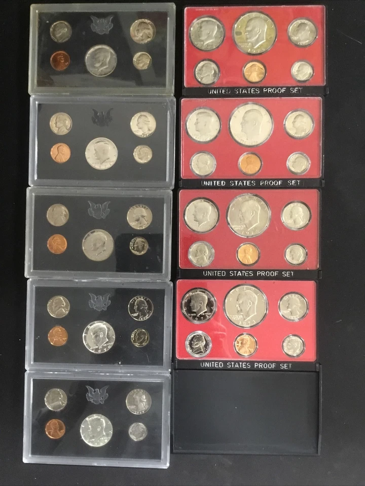 Lot Of 16 Sets United States Proof Sets 1999 - 2010, State Quarters & $1 Pres - Image 3 of 4