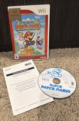 Super Paper Mario Nintendo  (Nintendo Wii) No Manual- See Description