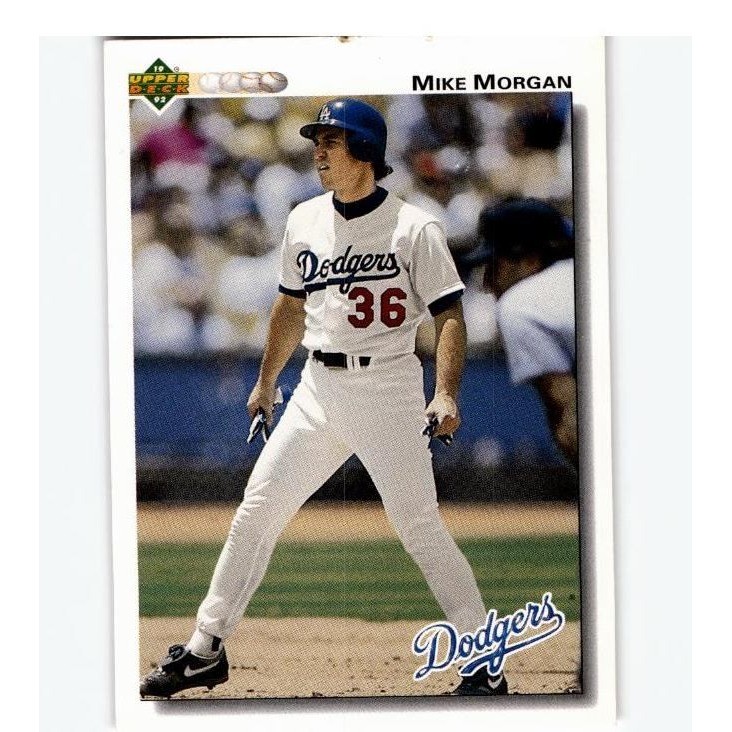 1992 Upper Deck Mike Morgan Los Angeles Dodgers Baseball Card 513 MLB