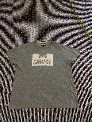 Weekend Offender Mens T Shirt Crew Neck Prison Summer Casual Cotton Short XL
