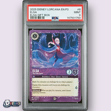 Elsa The Fifth Spirit 6/P3 Glimmer Foil Promo PSA 9 MINT POP 156 Disney Lorcana