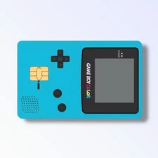 Gameboy Color Credit Card Sticker Debit Card Skin Cover Wallet Decal