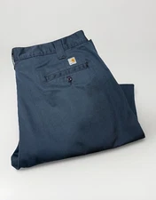 Carhartt Blended Twill Work Pants B290 NVY Utility Relaxed Fit Navy Blue 40x32