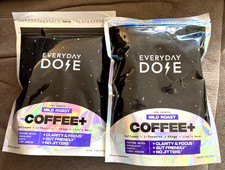2 bags EVERYDAY DOSE Mushroom Coffee Collagen Protein 7.4 oz 30 Servings mild