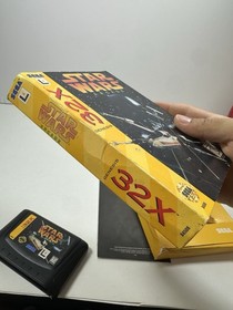 SEGA 32x STAR WARS Arcade 1994 CIB Original Game w/Booklet