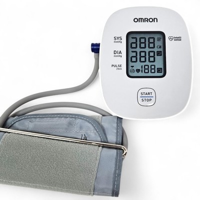 Omron M2 Basic Oberarm Automatisches Blutdruckmessgerät, Modell HEM-7121J-E. F