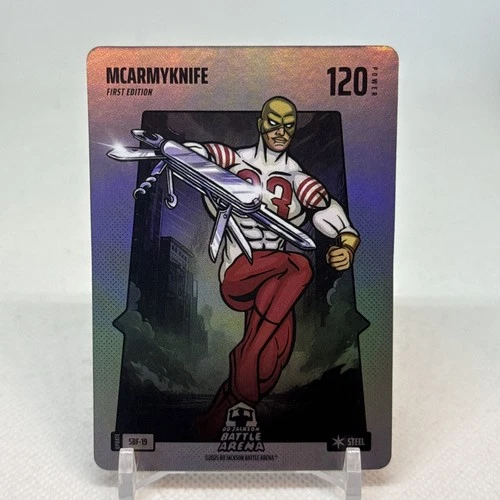 Bo Jackson Battle Arena McArmyKnife Silver Steel Christian McCaffrey SBF-19