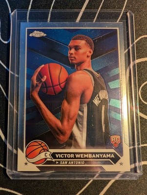 Viktor Wembenyama Refractor Rookie Card 23/24 Topps Chrome