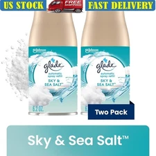 Automatic Air Freshener Refill Spray Sky Sea Salt Essential Oils Deodorizer New