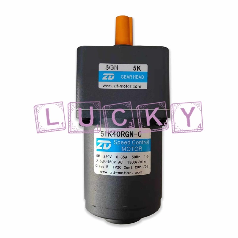 1PC NEW FOR ZD 220V Gear reducer motor 5IK40RGN-C/5GN5K