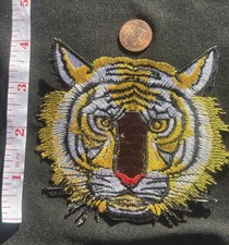 4" TIGER iron on embroidered applique patch