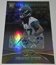 2013 Certified Mirror Gold Signatures 12/25 Jonathan Cyprien #240 Rookie Auto RC