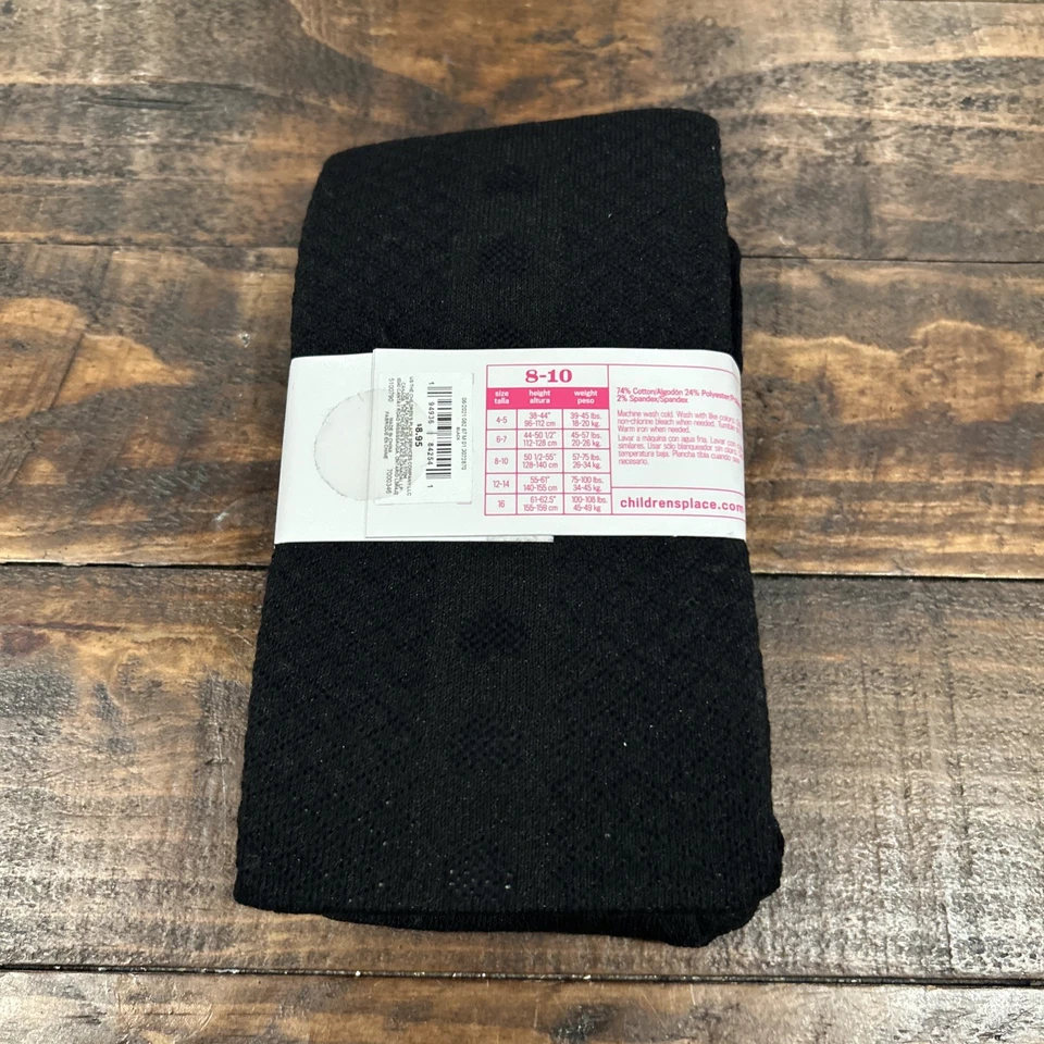 Medias negras niñas, lugar infantil, talla 8-10, nuevas Foto 4 de 4