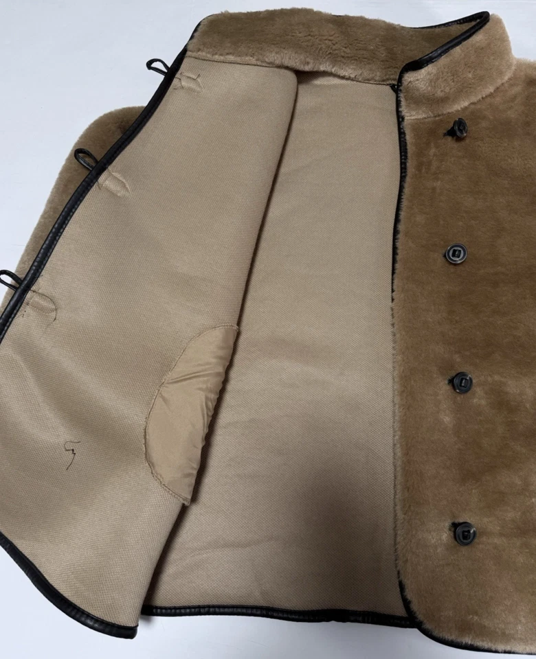 Nuevo con etiquetas Abrigo/Chaqueta de Lona H&M Mujer Piel Sintética/Cuero Marrón Talla L Foto 4 de 4