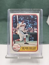1981 Fleer  400 Home Run Club, Carl Yastrzemski #638 HOF 