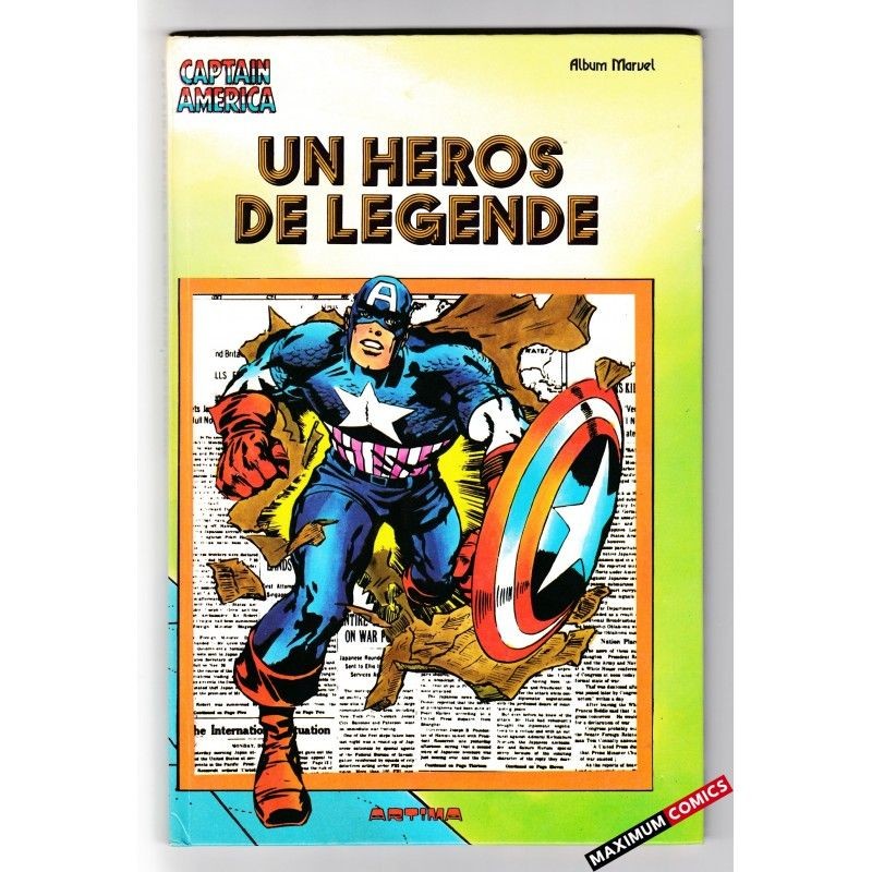 Captain America (Arédit - 1° Série) N° 1 - Edition Cartonnée