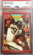 1989 Pro Set  LESLIE O'NEAL #365  PSA 9 MINT!!
