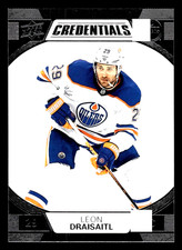 22 23 UPPER DECK CREDENTIALS LEON DRAISAITL #34 OILERS