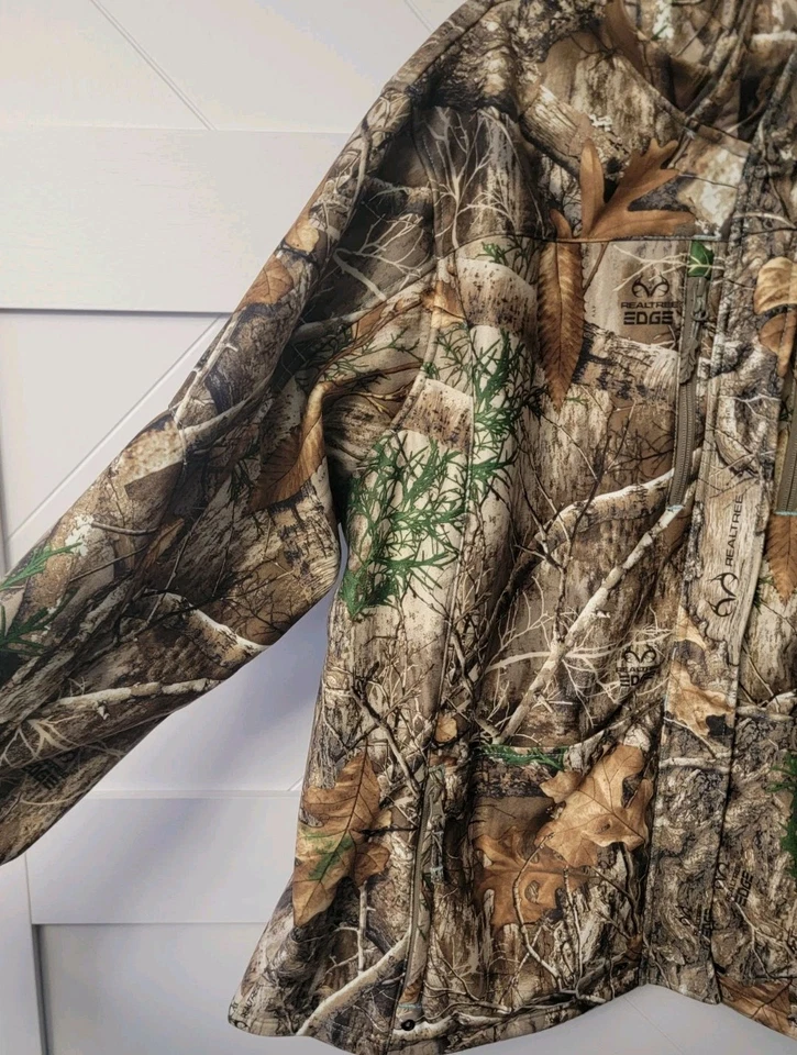 NEW Womens (3XL) DSG Outerwear Ava 3.0 Softshell Hunting Jacket, Realtree Edge  - Image 3 of 4