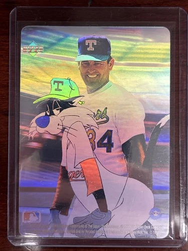 Nolan Ryan and Sylvester Hologram - 1991 Upper Deck - Comic Ball 2