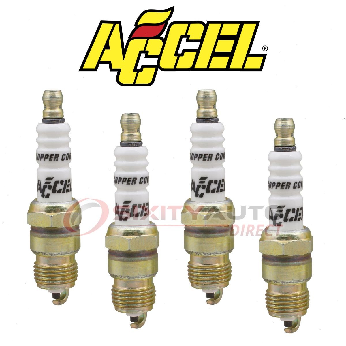 ACCEL 0276S-4 Spark Plug for Ignition Secondary vb