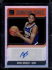 2018-19 Donruss #SG-MKB Mikal Bridges Signature Series