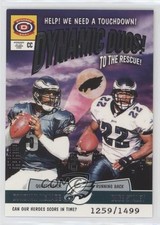 2001 Pacific Dynagon Dynamic Duos 1259/1499 Donovan McNabb Duce Staley #16 e6p