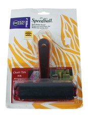 Speedball Pop-In 4" Hard Rubber Brayer For Crafting Stamping  Home Decor