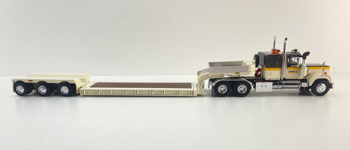 Tekno 87040 - Mack RW Superliner 6x4 Truck Low Loader Trailer Van