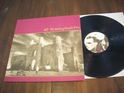 U2, The Unforgettable Fire ,1984 Island UK  Press. EX Cond.