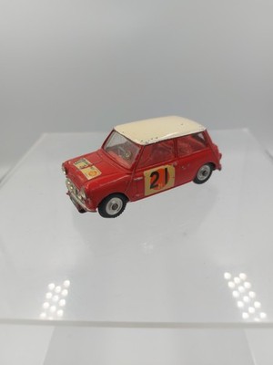 VINTAGE CORGI TOYS 333 AUSTIN MINI COOPER S SUN RAC RALLY ISSUED 1966 ...